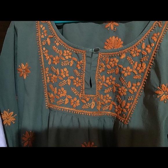 2 Cotton boho pop over tops - Picture 2 of 8